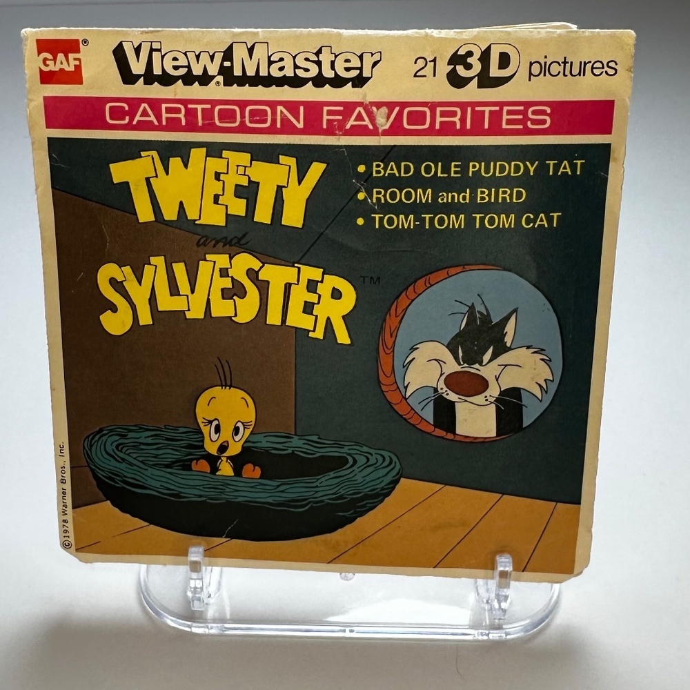 Vintage View-Master Tweety and Sylvester • Cartoon Favorites • 3 Reels
